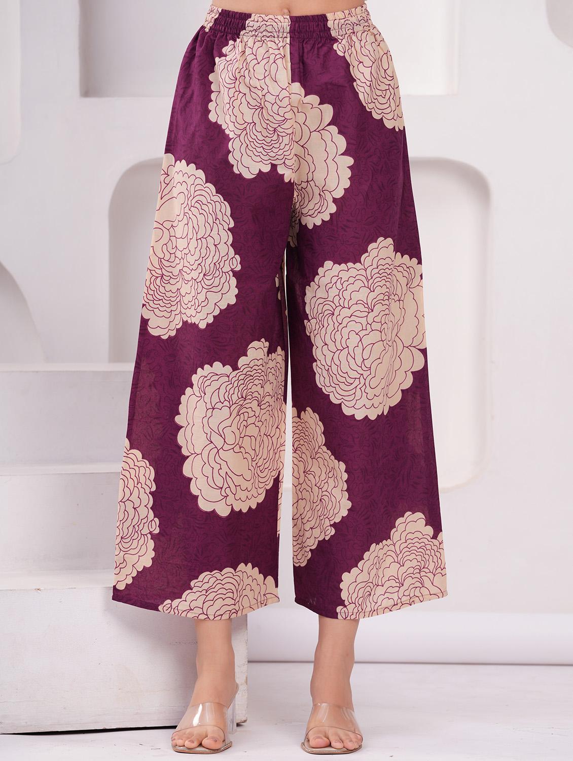 women printed sleeveless kurta palazzo set - 21793391 - Standard Image - 5