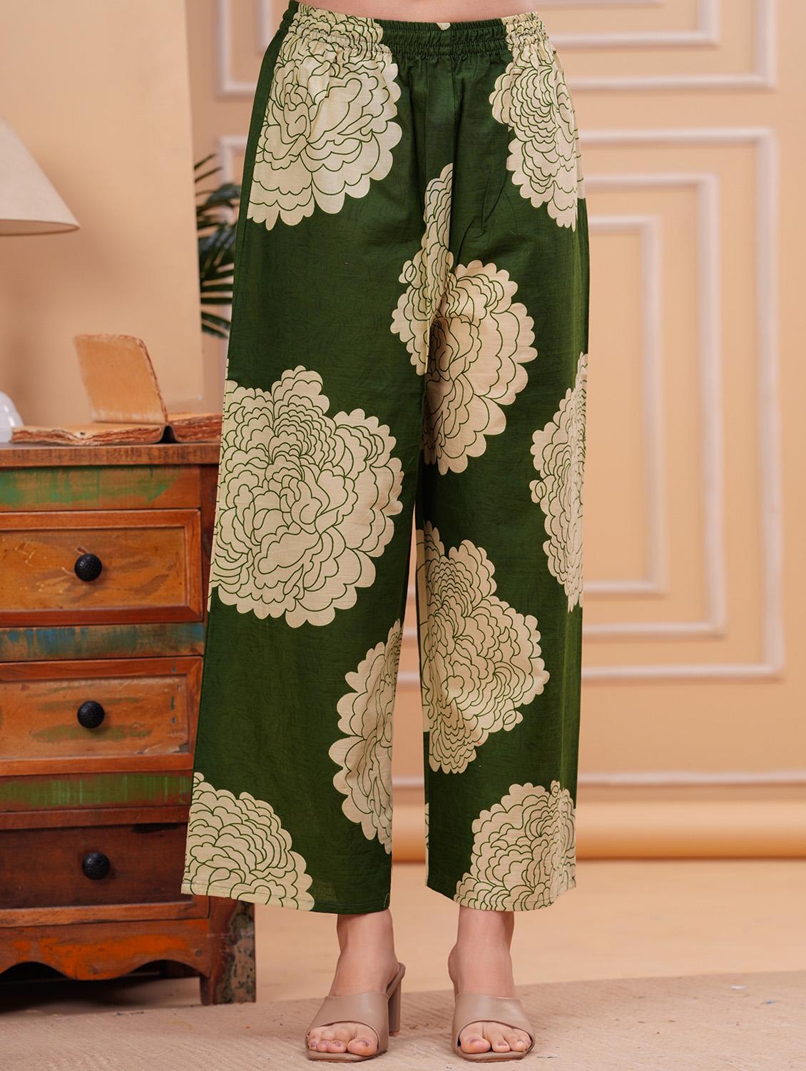 women printed sleeveless kurta palazzo set - 21793392 - Standard Image - 5