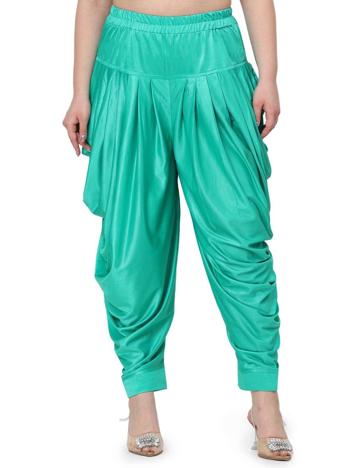 women solid mid rise dhoti salwar - 21793407 -  Zoom Image - 0