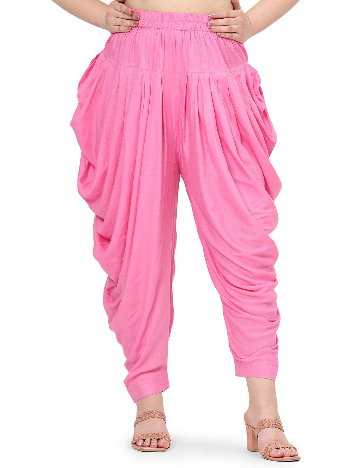women solid mid rise dhoti salwar - 21793408 - Zoom Image - 0