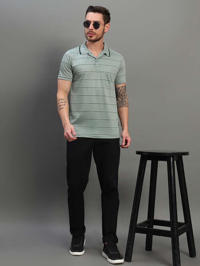 men short sleeves regular fit polo t-shirt - 21793499 - Standard Image - 3