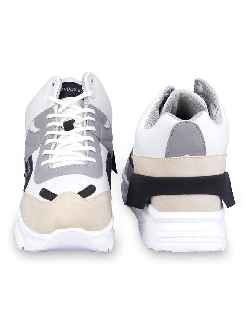 men white lace up sneaker - 21793824 -  Standard Image - 3