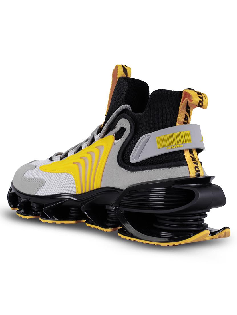 men lace up high ankle sneaker - 21793861 - Standard Image - 3
