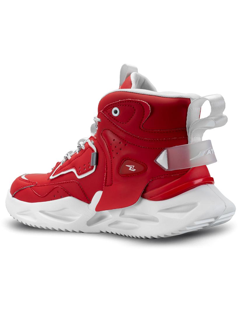 men red lace up sneaker - 21793893 - Standard Image - 3