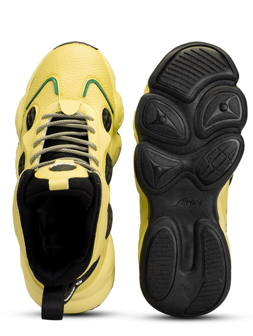 men yellow lace up sneaker - 21793909 - Standard Image - 5