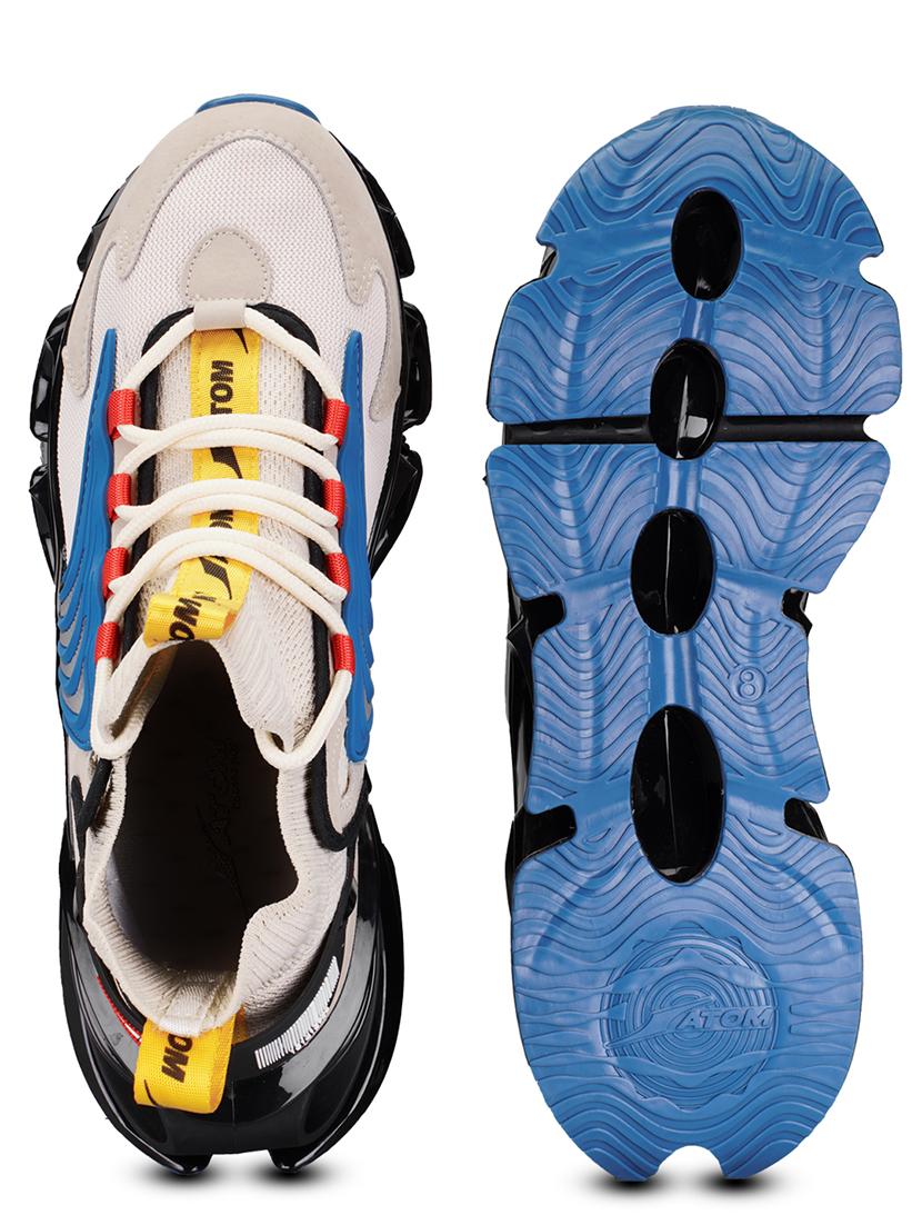 men beige lace up sneaker - 21793916 - Standard Image - 5