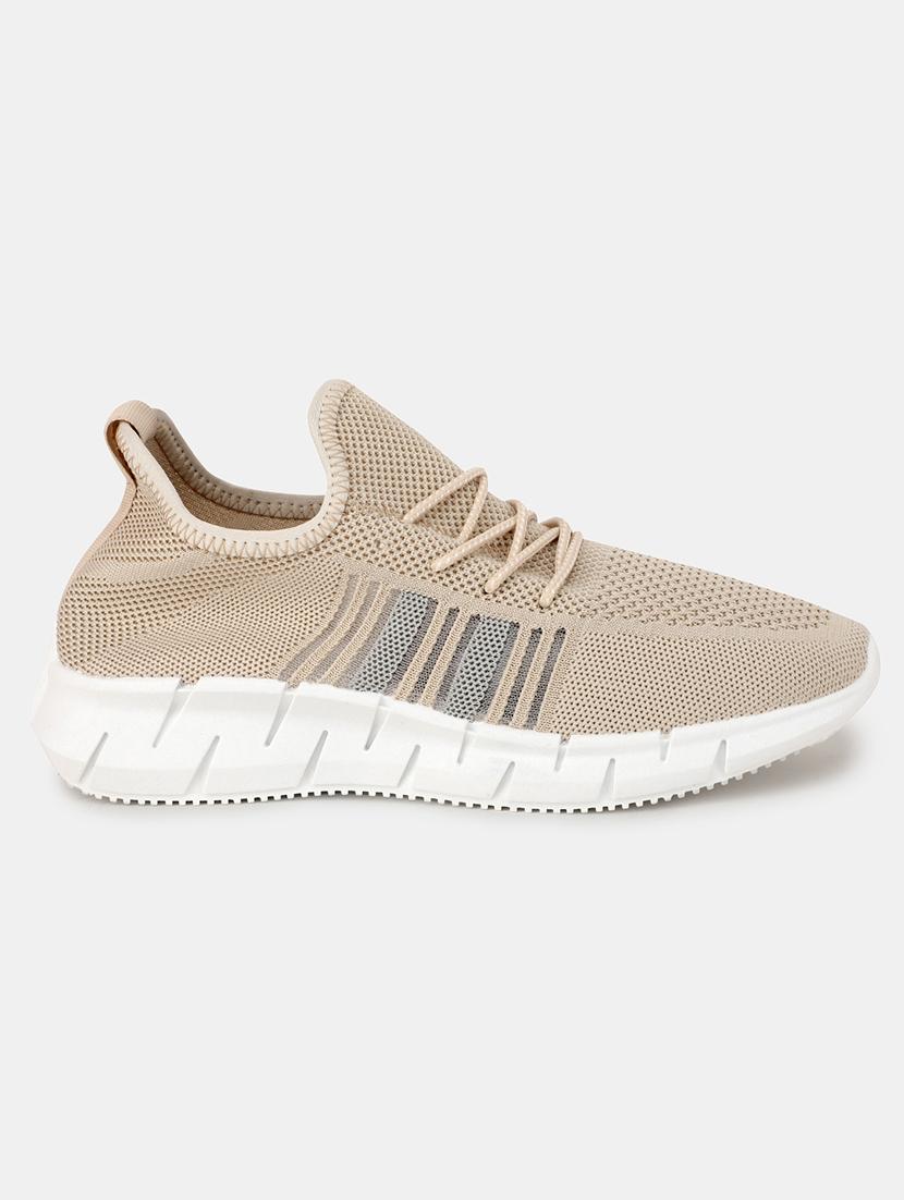 men beige lace up sport shoe - 21793929 - Standard Image - 3