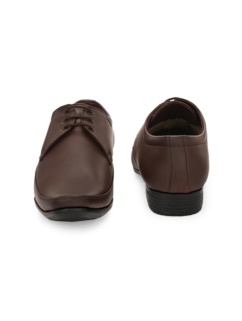 men brown lace-up derby - 21794217 - Standard Image - 5