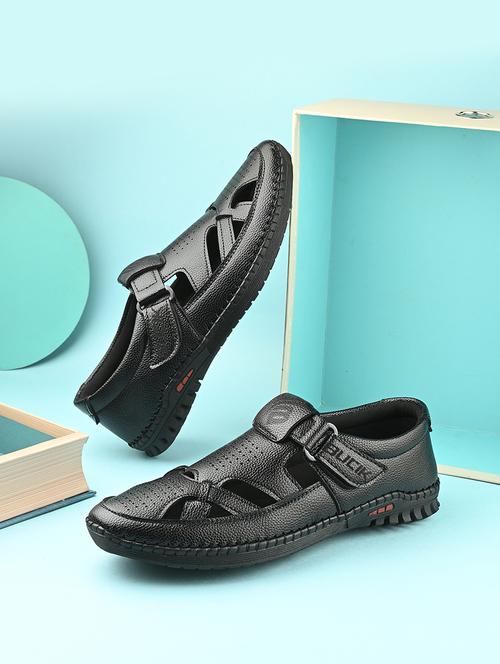 men black fisherman sandal - 21794222 - Standard Image - 0