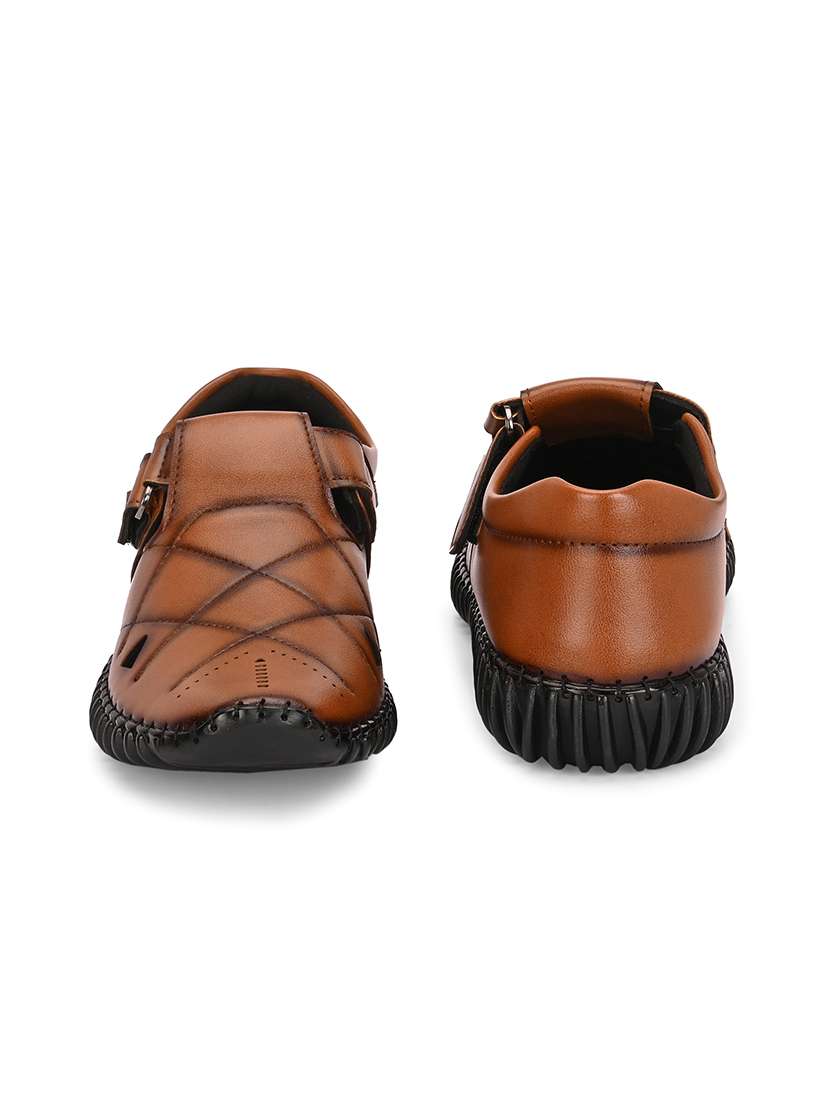 men tan fisherman sandal - 21794230 - Standard Image - 5
