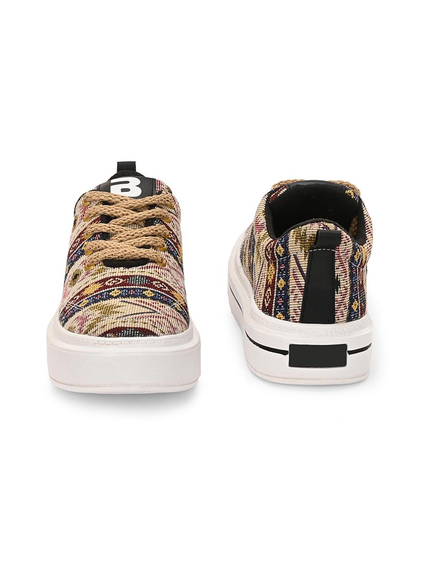 men self design lace up sneaker - 21794245 - Standard Image - 5