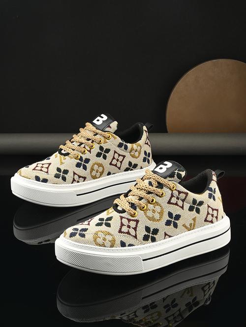 men beige lace up sneaker - 21794247 -  Standard Image - 0