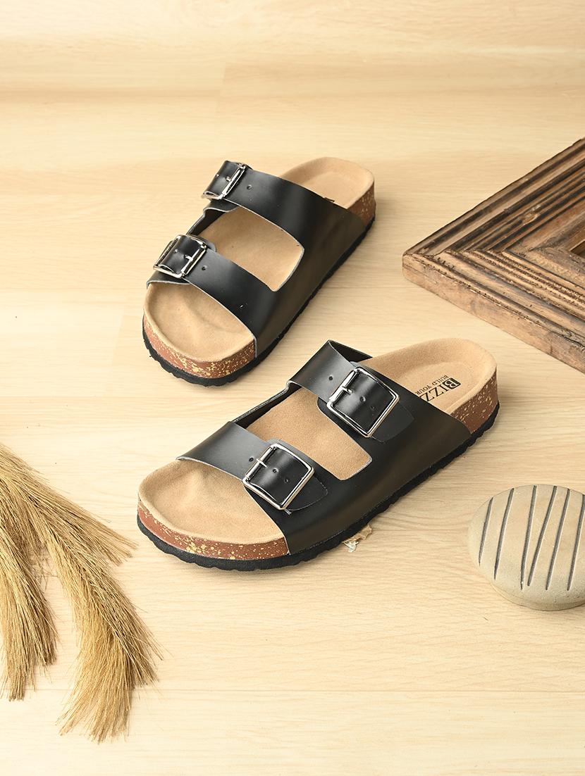 women black slip on sandal - 21794259 -  Zoom Image - 0