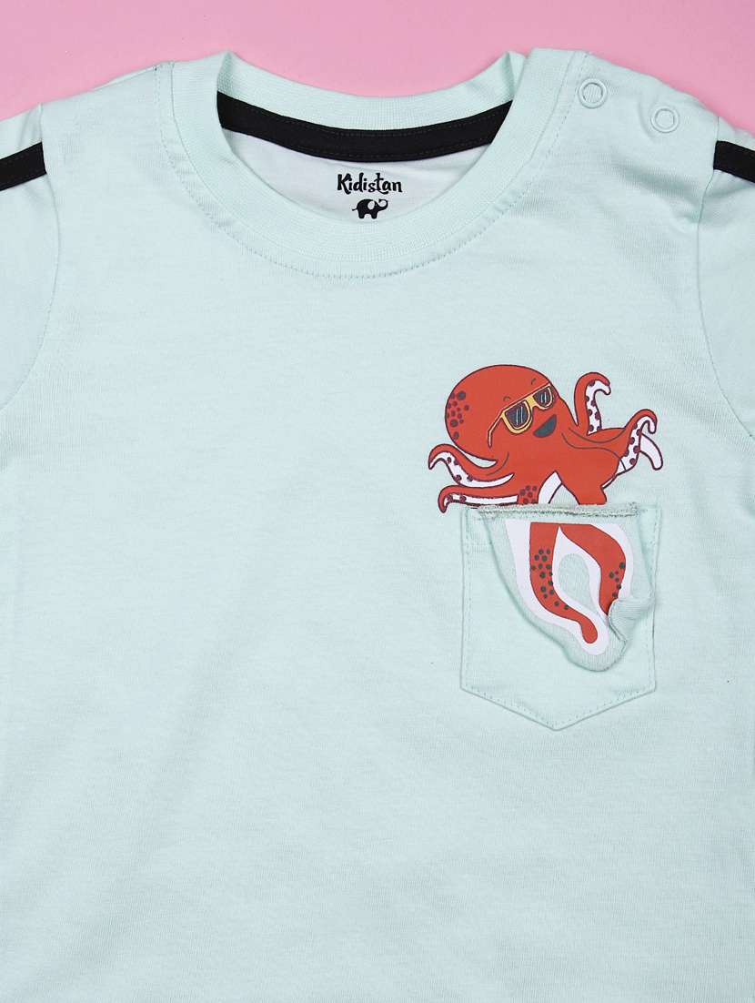 boys printed t-shirt and short set - 21794649 -  Standard Image - 3