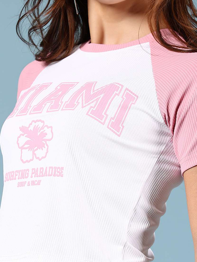 pink cotton regular tshirt - 21794654 - Standard Image - 5