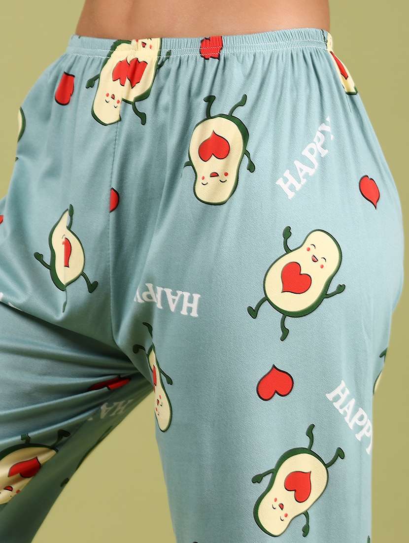 women printed nightwear pyjama set - 21794699 -  Standard Image - 5