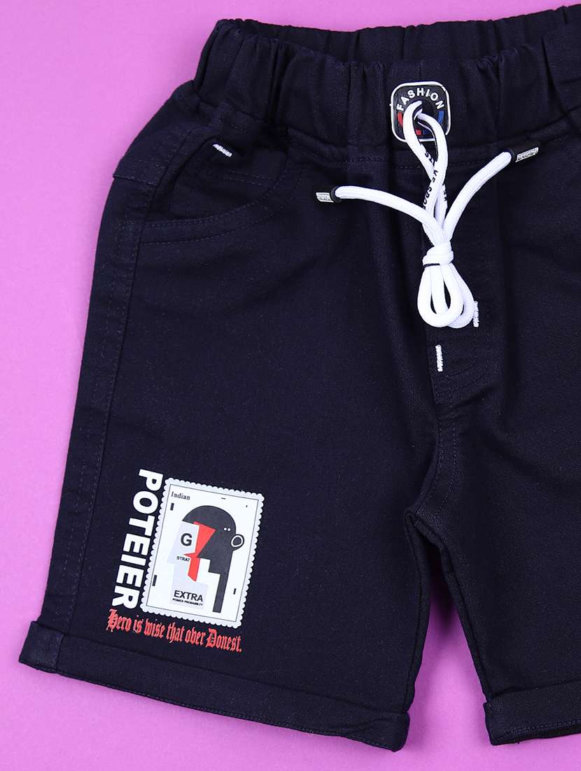 boys printed t-shirt & shorts casual wear set - 21794840 -  Standard Image - 3