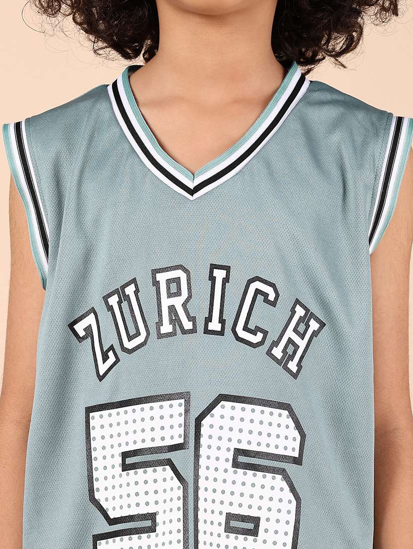 boys typographic printed sleeveless t-shirt - 21794844 - Standard Image - 5