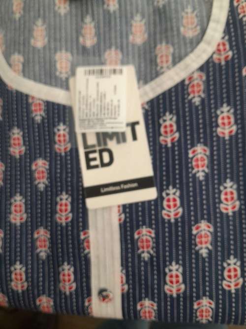 indigo blue cambric kurta - 21794945 - Standard Image - 0