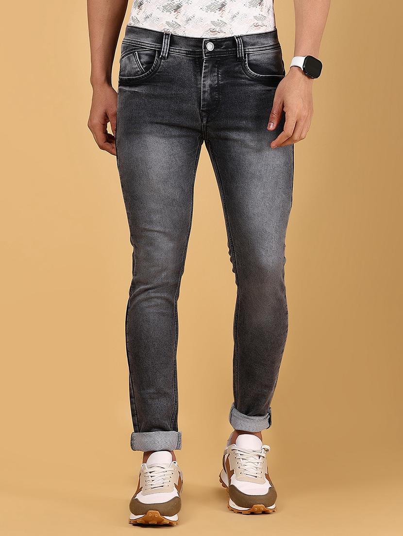 men solid mid rise skinny fit jean - 21795018 -  Zoom Image - 0