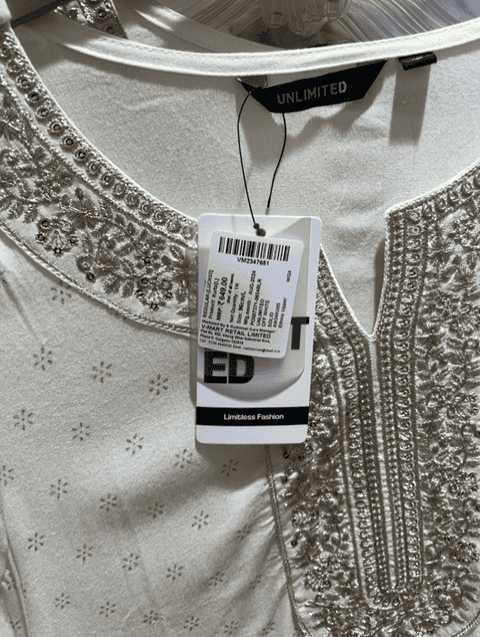 off white rayon kurta - 21795190 - Zoom Image - 0