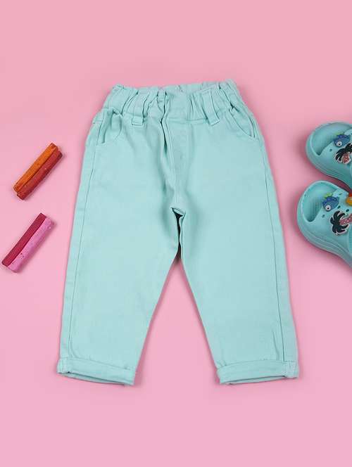 boys solid mid rise relaxed fit jeans - 21795250 -  Standard Image - 0