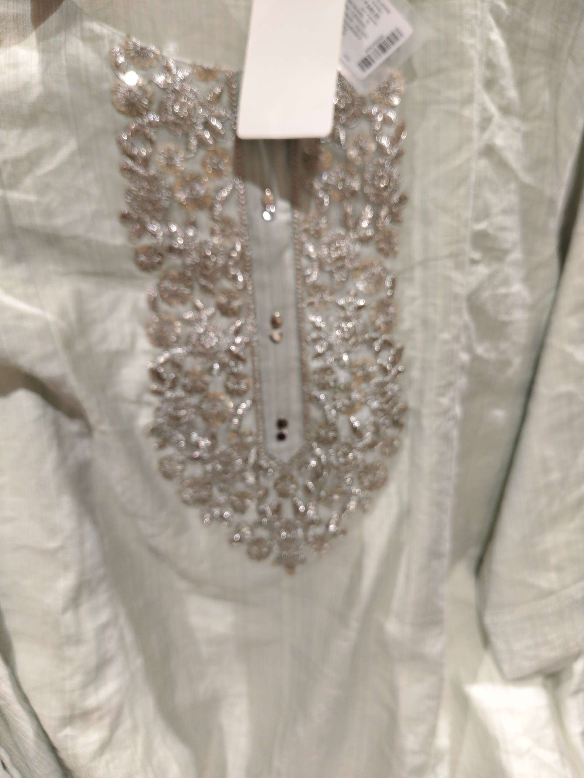 light blue modal kurta - 21795292 - Zoom Image - 0