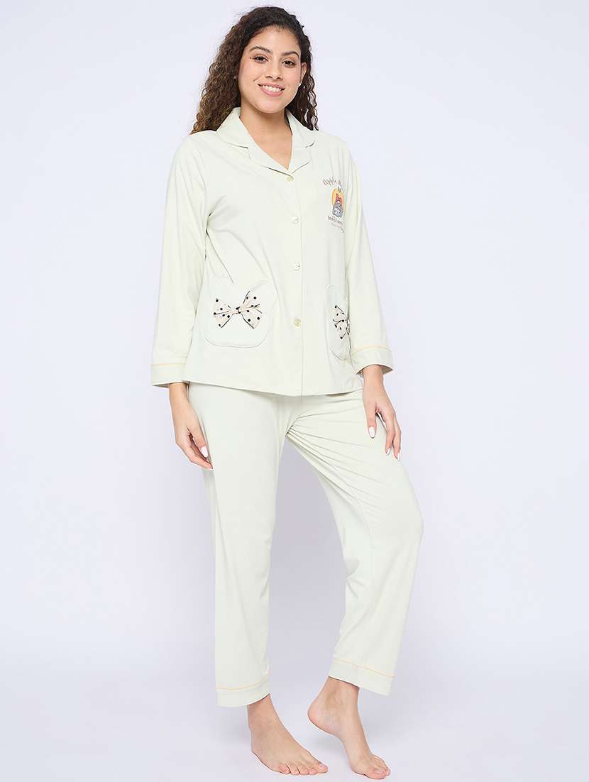 women long sleeves nightwear pyjama set - 21796516 -  Standard Image - 5