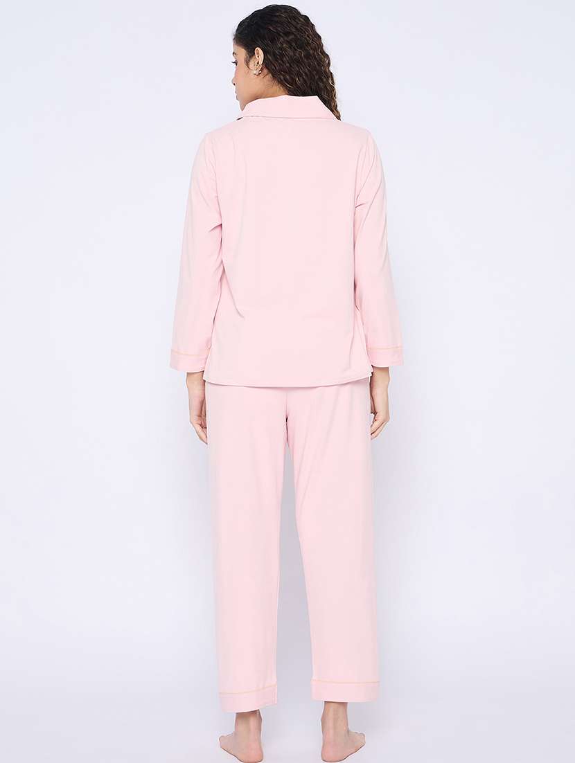women long sleeves nightwear pyjama set - 21796517 -  Standard Image - 3