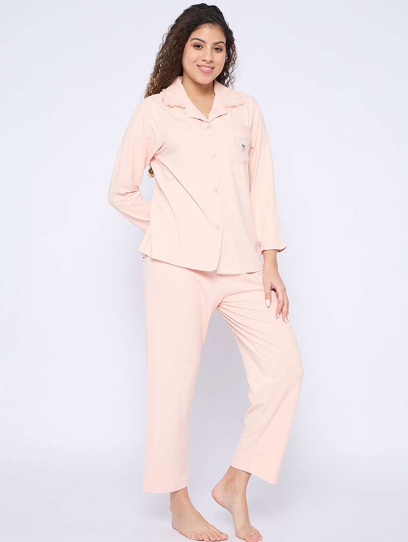 women long sleeves nightwear pyjama set - 21796527 -  Standard Image - 5