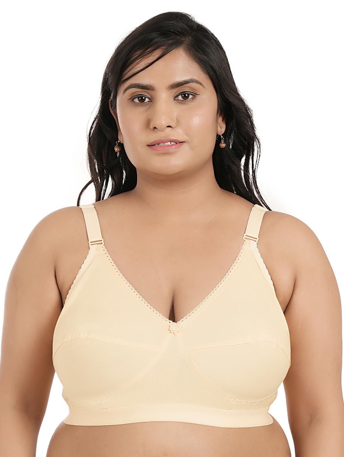 women plus size solid minimizer bra - 21796733 -  Zoom Image - 0