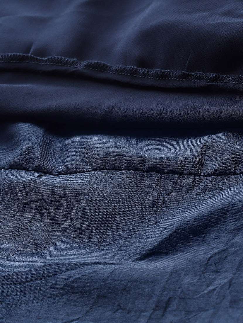 women embellished bell sleeves fusion set - 21796763 -  Standard Image - 5