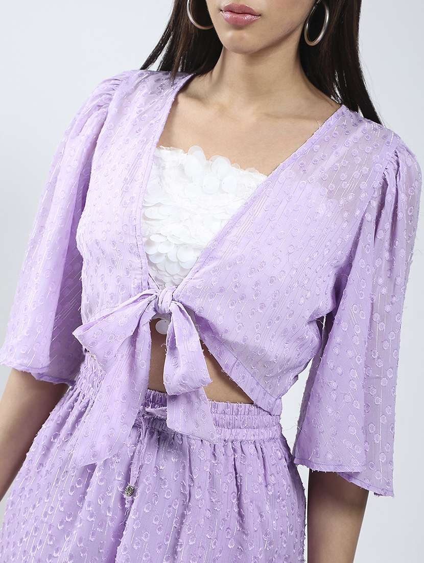 women self designed top and short co-ord set - 21796998 -  Standard Image - 3