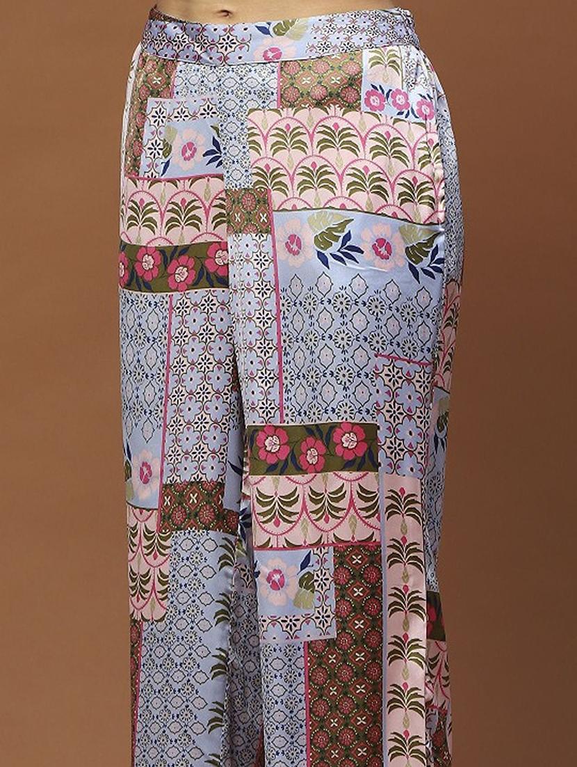 women printed shirt and trouser co-ord set - 21797001 - Standard Image - 5