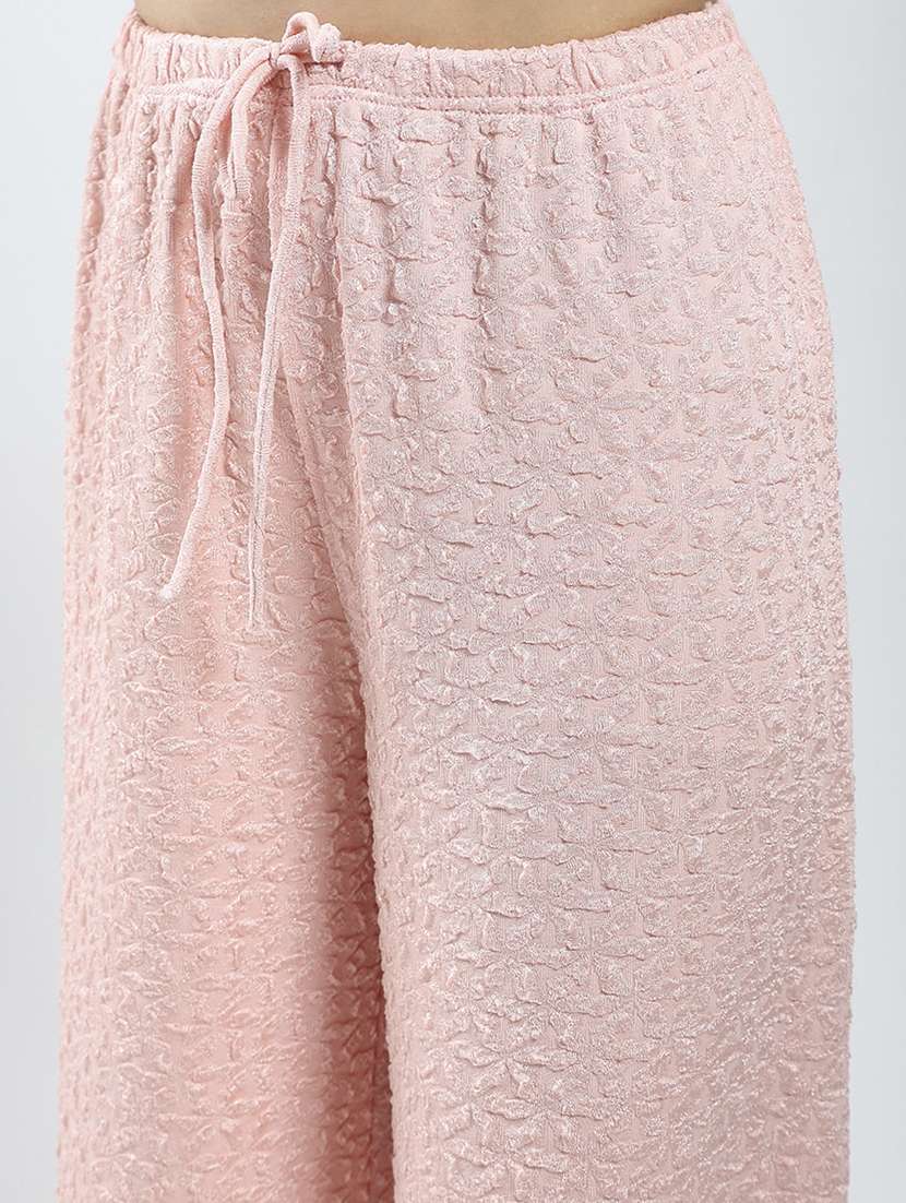 women solid top and trouser co-ord set - 21797008 -  Standard Image - 5