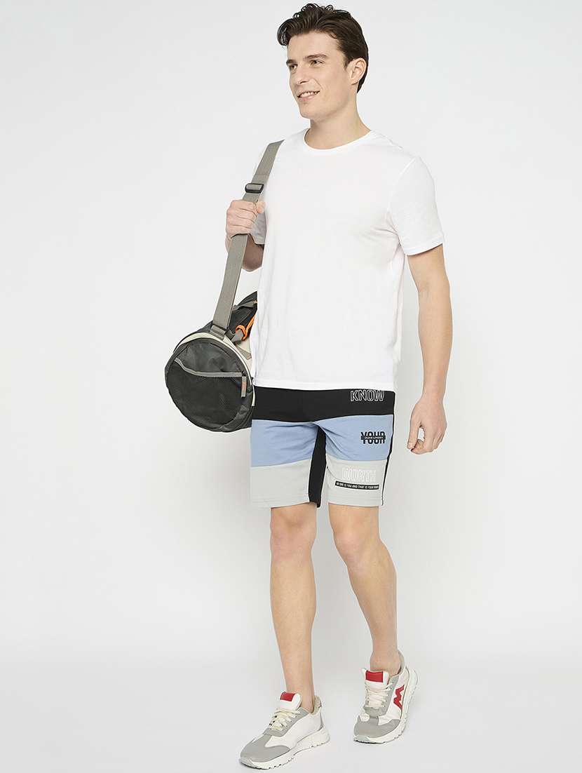 men color blocked mid rise short - 21797009 -  Standard Image - 5