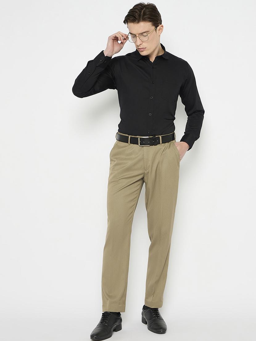 men solid colared long sleeeves formal shirt - 21797015 - Standard Image - 5