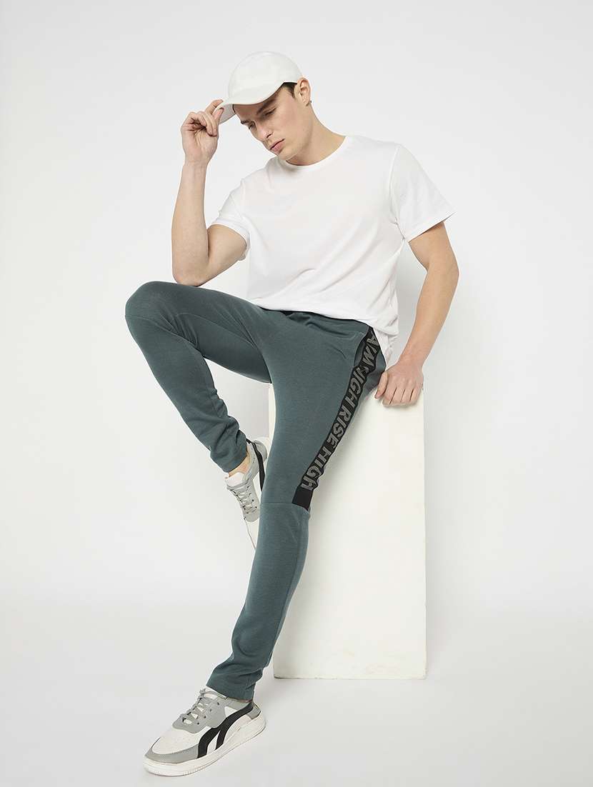 men tapered mid rise full length track pant - 21797020 -  Standard Image - 5