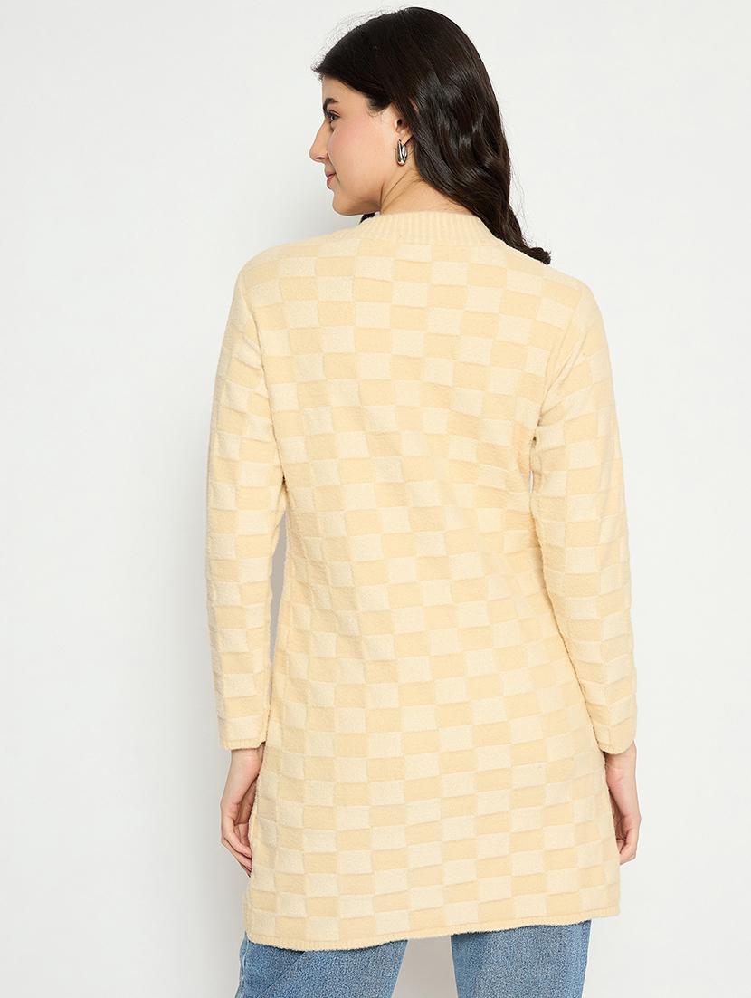 women self designed long sleeves pullover - 21797026 - Standard Image - 3
