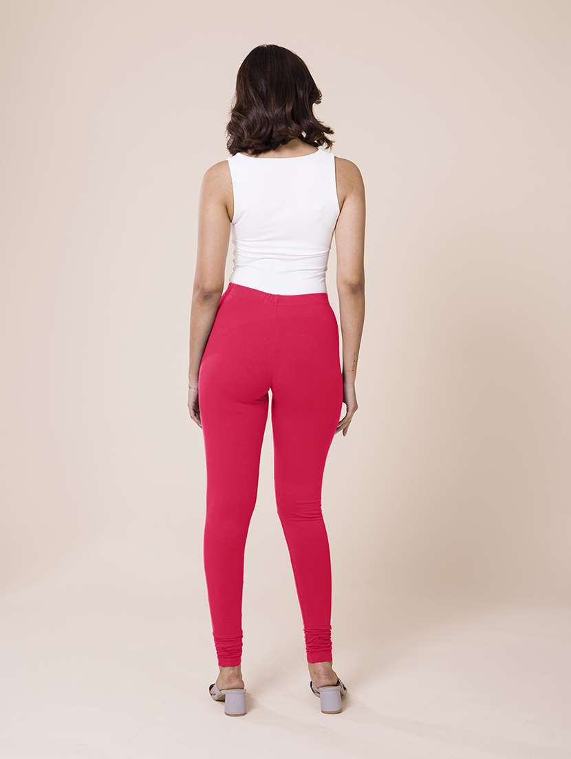 women solid full length leggings - 21797461 -  Standard Image - 3