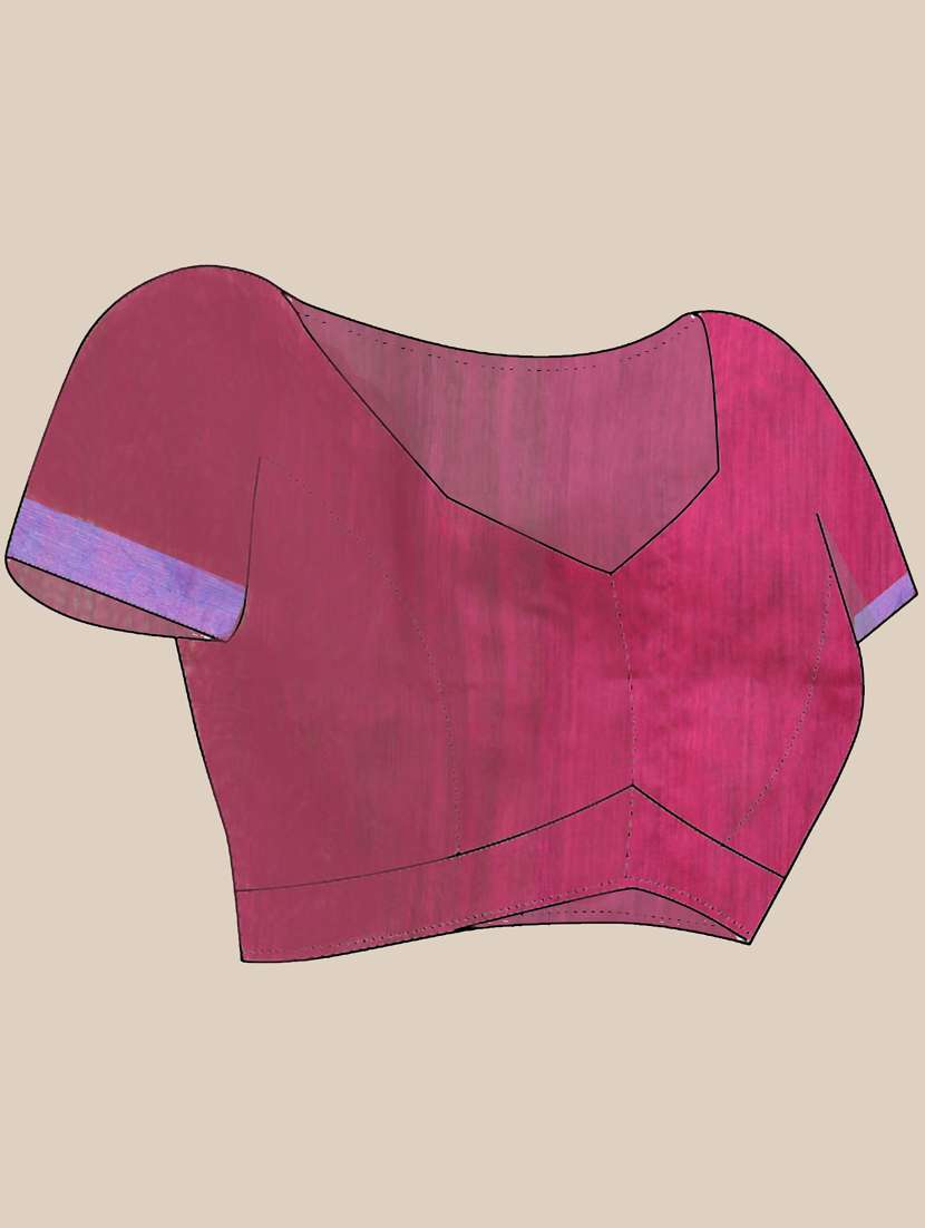 women self design bordered saree with blouse - 21839483 -  Standard Image - 5