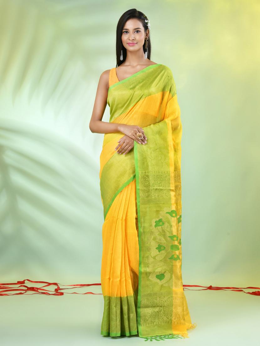 women self design bordered saree with blouse - 21839486 -  Zoom Image - 0