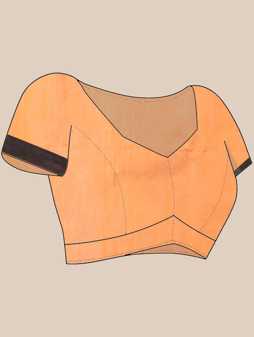 women self design handloom saree with blouse - 21839528 -  Standard Image - 5