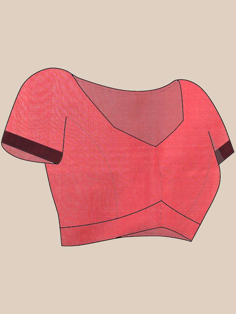women self design handloom saree with blouse - 21839529 - Standard Image - 5