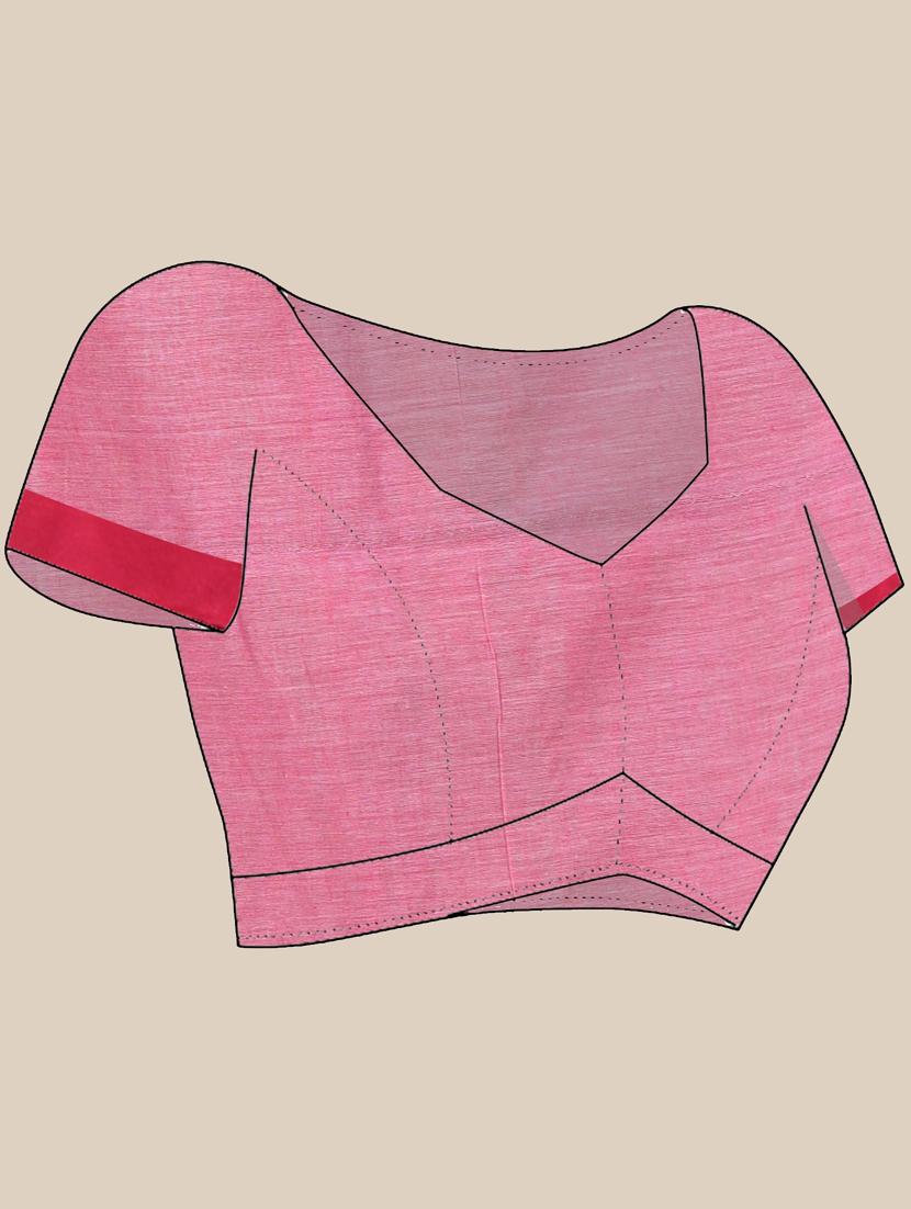women self design handloom saree with blouse - 21839557 - Standard Image - 5