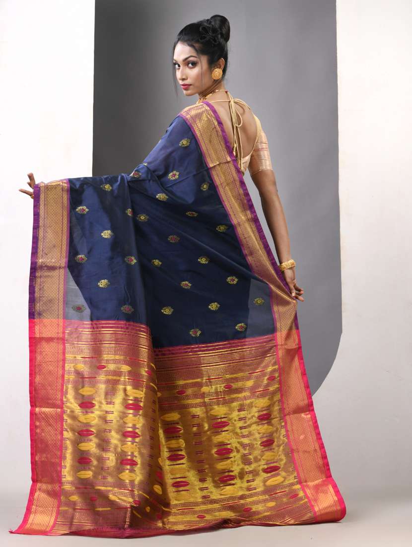women self design paithani saree with blouse - 21839621 -  Standard Image - 3