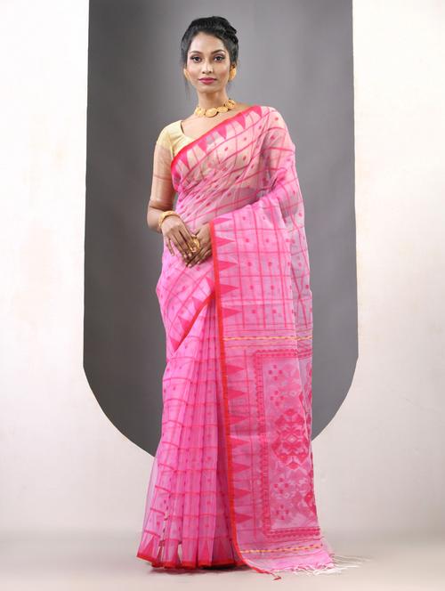 women self design handloom saree with blouse - 21839641 -  Standard Image - 0