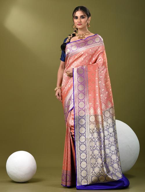 women self design banarasi saree with blouse - 21839715 - Standard Image - 0