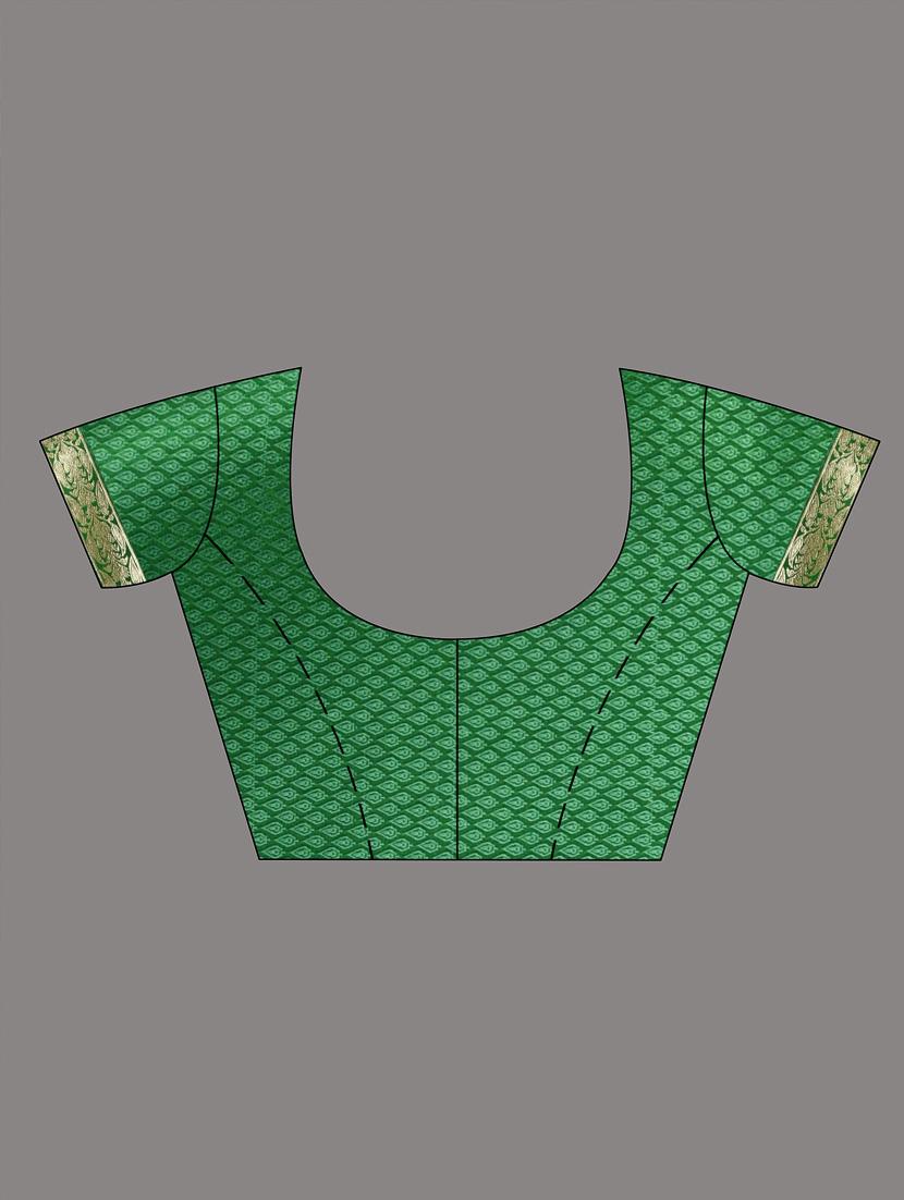 women self design banarasi saree with blouse - 21839736 - Standard Image - 5