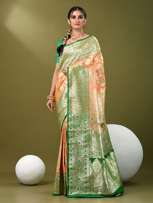 women self design banarasi saree with blouse - 21839741 -  Standard Image - 0